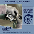 Clearshield Windshield Repair Kit - Window Rock Chip Repair Kit - Cracked Windshield Repair Kit - Auto Glass Repair Kit for 200+ Repairs