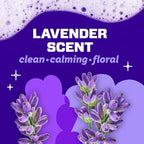 Mr. Clean Magic Eraser Sponge, Bathroom, Shower, Tub Cleaner, Soap Scum Remover, Bathroom Cleaning Supplies, Dawn Cleaning Power with Lavender Scent, Shower & Tub, 6ct