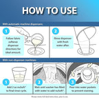 64 fl oz Ultra Concentrated Hypoallergenic Fabric Softener - Enhanced Softness & Freshness, Reduces Wrinkles & Static Cling, Safe on Colors & Delicates, Great for Delicate Skin (419690)