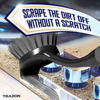 Dish Brush Set of 4 with Bottle Water Brush, Dish Scrub Brush, Scrubber Brush and Straw Brush - Kitchen Scrub Brushes Ergonomic Non Slip Long Handle for Cleaning Cleaner Wash Dish Sink Dishes Cup Pot