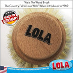 Lola Products Replacement Large Head for The Original Tampico Vegetable & Dish Brush, 3" Head, Made from Sustainable Birch Wood, 3 Pack