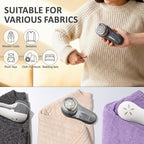 10 Pack Fabric Shaver and Lint Remover,Sweater Defuzzer with 20 Replaceable Blades,Fuzz Remover Furniture Sweater Shavers to Remove Pilling, Battery Operated, Gray