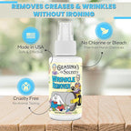 Grandma's Secret Wrinkle Remover - Wrinkle Release Spray, Odor Eliminator, and Fabric Refresher Spray - Chlorine and Bleach Free - 3 oz, 2 Pack