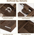 Teak Bathtub Tray, Wooden Tray Caddy for Bathtub, Luxury Bathroom Trays for Home Spa Relaxation, Teak Bathtub Caddy as Housewarming, Wedding Gifts for Women (Walnut Teak)