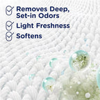 Downy Rinse Laundry Odor Remover, Cool Cotton Scent, 48 fl oz, Fabric Softener and Laundry Odor Removal Rinse, Fights Odors at the source, HE Compatible
