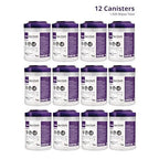 Super Sani-Cloth Germicidal Disposable Wipe, Hospital Grade Disinfection, 160 Large 6" x 6.75" Wipes Each, Case of 12 Canisters