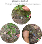 Gardening Tools,Weeding Tool,Garden Hand Tools,Weed Removal Tool,Crack Weeder Crevice for Garden/Patio/Crack/Potted Plant Weed Puller Tool(3pcs)
