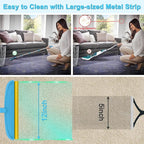 Carpet Rake for Dog Hair Remover: 2 in 1 Reusable Pet Hair Remover – 60‘’ Adjustable Long Handle Carpet Removal Tool for Dog Cat Human Hair – Carpet Scrape Cleaning for Rug Couch Bed