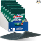 Spontex Heavy Duty Scourer Pads 3 Pack (Pack of 6, Total 18 Scourer Pads)