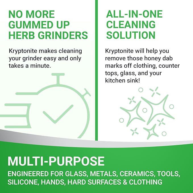 KLEAR Kryptonite Multipurpose Glass Cleaner 3-Pack | Powerful 5 in 1 Cleaning Combo | Glass Friendly & Alcohol-Free Glass Cleaner| Coat, Relax, Rinse| 9 oz (Pack of 3)