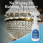 Hagerty Chandelier Cleaner - Spray On Chandelier Cleaner Drip Dry Spray No Wipe - Crystal Cleaner for Chandeliers, Glass Cleaner Spray, for Crystal, Glass, Bronze, Metal - Sprays up to 25 Feet - 32 Oz