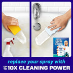 Mr. Clean Magic Eraser Foaming Sponge, All Purpose Cleaner, Dawn Cleaning Power, Wall, Sneaker, Oven Cleaner, Kitchen, Bathroom, Shower Cleaning Supplies, Scrubber, Ultra Foamy, 5ct