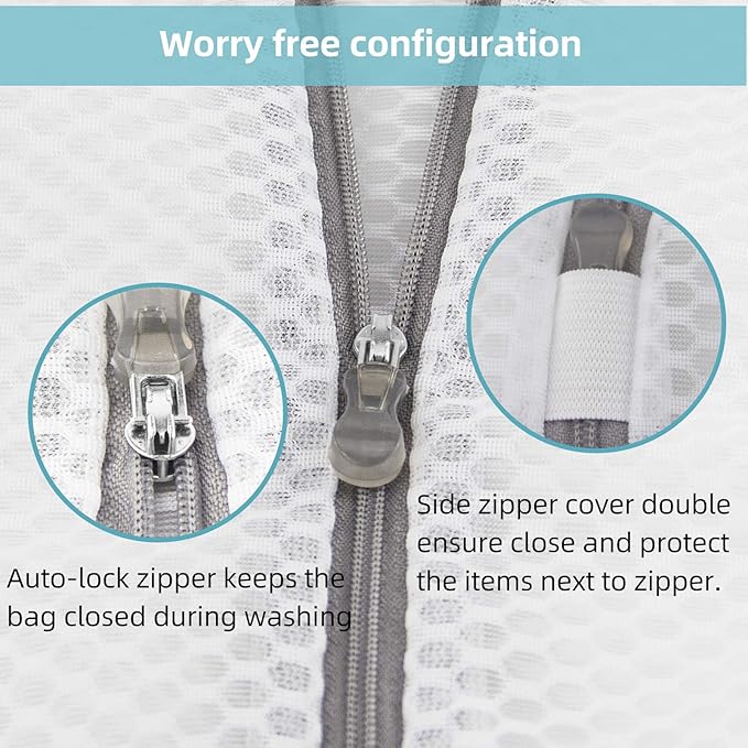 GOGOODA Delicates Laundry Wash Bags Medium Lingerie Bags for Laundry Great for, Hosiery, Blouse, Underwear, Pantyhose, Socks