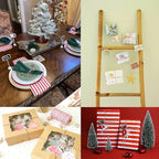 Benvo Pack of 2 Green White Cotton Twine and Red White Packing String Christmas Xmas Twine Rope Ribbon Cord for Baking, Butchers, DIY Crafts Wrapping Ornaments Hanging 656 ft Long