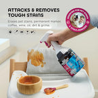 Shark StainForce Dual-Formula Refill Cartridge with Reusable Spray Head, Stain & Odor Remover for Shark StainForce Portable Stain Cleaner, for Carpet, Area Rug, Upholstery, Cars, 16.9oz, HXCM500S
