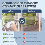 Magnetic Windshield Cleaning Tool, Magnetic Double-Sided Window Cleaner，Suitable for 3-5 Inch Thick Double-Layer Glass, High-Rise Window Cleaning Tool for Home/Car/Office