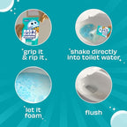 Scrubbing Bubbles Easy Clean Foaming Toilet Bowl Cleaner, Easy Drop In Powder Pouches, 100g (2 Pouches)