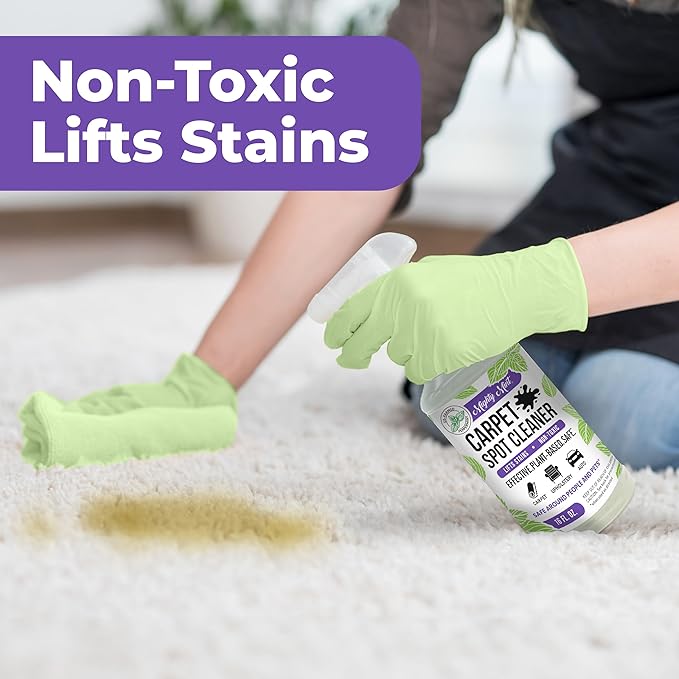 Mighty Mint Carpet Spot Cleaner, Spray to Remove Carpet Stains Instantly, Natural Peppermint Scent, 16oz