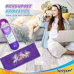 KEEPOW Reusable Pads for Swiffer Power Mop, Refill Pads for Swiffer Power Mop Wood Floor Cleaning, Microfiber Mop Pads for Hardwood Floors (2 Pack)