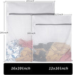 Delicates Laundry Bag - 2 Pack Durable Honeycomb Mesh Lingerie Wash Bag