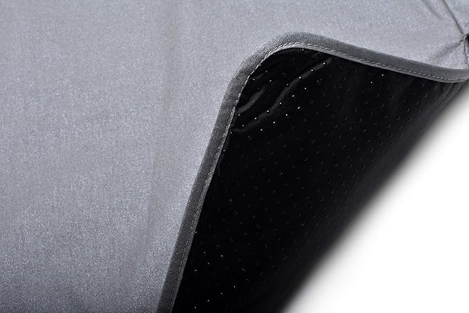 Handy Laundry Portable Ironing Mat - Easily Change Any Flat Surface into an Ironing Board. Features Silicone Slip Resistant Iron Rest to Safely Place Your Hot Iron. Easy to Take Along When Traveling.