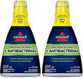 Bissell Pet Stain & Odor plus Antibacterial 2 in 1 Carpet Formula,(Pack of 2)