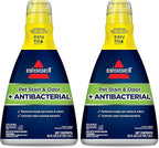 Bissell Pet Stain & Odor plus Antibacterial 2 in 1 Carpet Formula,(Pack of 2)