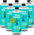 Aunt Fannie's Ultra Concentrated Floor Cleaner Vinegar Wash, Multi-Surface Solution For Mopping, Makes 16 Gallons, Eucalyptus Scent, 32 oz. (Pack of 6)