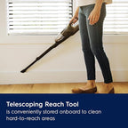 Electrolux WellQ7 Pet Cordless 2-in-1 Vacuum Cleaner with Motorized PetPro+ Nozzle for Easy Pet Hair Removal, 50-Minute Run Time, 2 Power Modes, Shale Gray