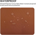 Canvas Repair Patch 9×11 Inch 3Pcs Waterproof Self-Adhesive Fabric Repair Patch for Tents,Boat Cover,Pop Up Canopy,Patio,Bags,Car Seats,Sofas,Furniture Cover(Light Brown)