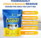 Bastion Toilet Tank Cleaner, Single Use 8oz (227g) Packet (*Not For Toilet Bowl*) Removes Rust, Calcium Deposits, Mineral Build Up, & Hard Water Stains