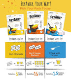 FryAway® Super Fry Cooking Oil Solidifier, Super Value 10-Pack (10 Pouches with Scoops, 240 Cups Total), Plant-Based Grease Solidifier Powder for Oil & Kitchen Grease Disposal, Shark Tank, Made in USA