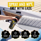 Boat Juice Mildew Stain Remover & Restorer Boat Cleaner | Marine-Grade Boat Mold & Mildew Remover for Vinyl Seats, Upholstery, Cushions & Interior | Fast-Acting, Mango Tango Scent | Made in USA (32oz)