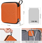 Bukere Travel Sunglasses Organizer Case Adjustable Slot For Multiple Eyeglasses Hard-shell Portable Storage Box for Men Women