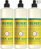 MRS. MEYER'S CLEAN DAY Liquid Dish Soap, Biodegradable Formula, Honeysuckle, 16 fl. oz - Pack of 3