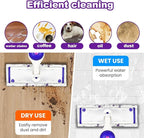 30 Count Mop Pad Refills, Compatible with Swiffer PowerMop Multi-Surface Mop, Absorbent Cleaning Pads for Hardwood, Tile & Laminate Floors