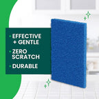 Scotch-Brite Non-Scratch Scour Pads | Zero Scratch | For Nonstick Cookware | Dishwasher Safe | Made with Recycled Plastic | 3 Pads, Pack of 10