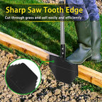 Garden 53.5Inch Edger Lawn Tool, Manual Long-Handled Edging Shovel, Snow Shovels,Lawn Edging Tool for Yard, Garden Beds,Landscaping, Sidewalk