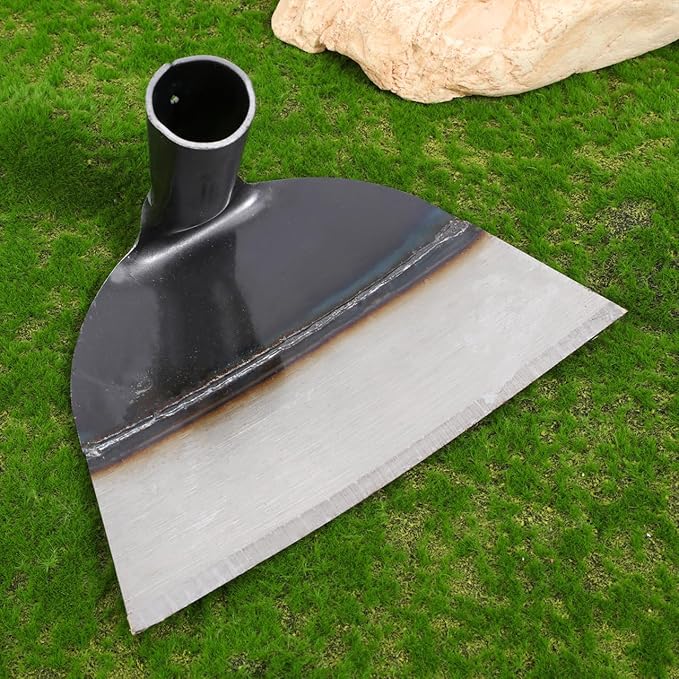 Steel Hand Hoe Head: 23.5cm Agriculture Tool for Garden Weeding & Farm Soil Loosening (Without Handle)