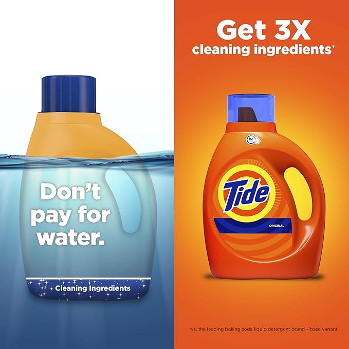 Tide Liquid Laundry Detergent, Original, 32 loads, 46 Fl Oz