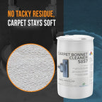 Bonnet Cleaner 5857 - Heavy Duty Shampoo Carpet Freshener Solution for Machine - Fast Drying & Pet Safe Carpet Shampoo for Rotary Cleaners, Commercial, & Industrial Use - 55 Gallon