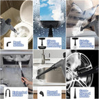 Handheld Steam Cleaner, Portable Steamer for Cleaning, with Steam Lock Button for Hands-free Steaming, 12 in 1 Set Pressurized Hand Held Car Steamer for Furniture, Upholstery, Tile Grout, Home Use