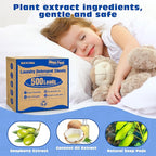 500 Loads Laundry Detergent Sheets, Eco-friendly Laundry Sheets, Powerful Cleaning, Suitable for Homes, Dorms, and Apartments- [Fragrance-Free]