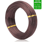 Bronze-1.0mm/18gauge -Anodized Aluminum Bonsai Training Wire 250g Large Roll,Many Size to Choose,KSVZS Bendable Metal Wire for Crafts,Sculpting,Armature and Daily Use,Necessities for Family