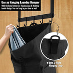 Laundry Bag Backpack, 125L, Extra Large with Shoulder Straps, Adjustable & Extendable Design, Hamper 3 Pockets for Laundromat, College, Travel, Camping