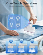 Steamer for Clothes,Sundu Portable Handheld Garment Steamer,15s Fast Heat-up,100ml Water Tank,20 Minutes of Continuous Ironing Removes Wrinkle for Home,Office and Travel-Porcelain White-F