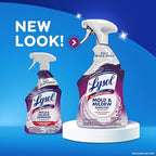 Lysol Mold & Mildew Remover Spray, Bathroom & Shower Cleaner, Disinfectant Spray, Stain Remover with Bleach, Tough on Black Mold, Multipurpose Cleaner for Home and Kitchen, 32oz (3 Pack)