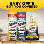Easy-Off Heavy Duty Oven Cleaner Foam, Removes Grease & Burned-On Food, For Ovens, Grill Grates & More 14.5oz