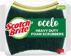 Scotch-Brite Ocelo Heavy Duty Foam Scrubber, 16 Count