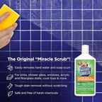 Invisible Shield Water Spot & Stain Remover Scrub 10 fl. oz. Removes Hard Water Spots and Soap Scum from Glass and Multi Surface by UNELKO- Clean-X Invisible Shield 2 Pack